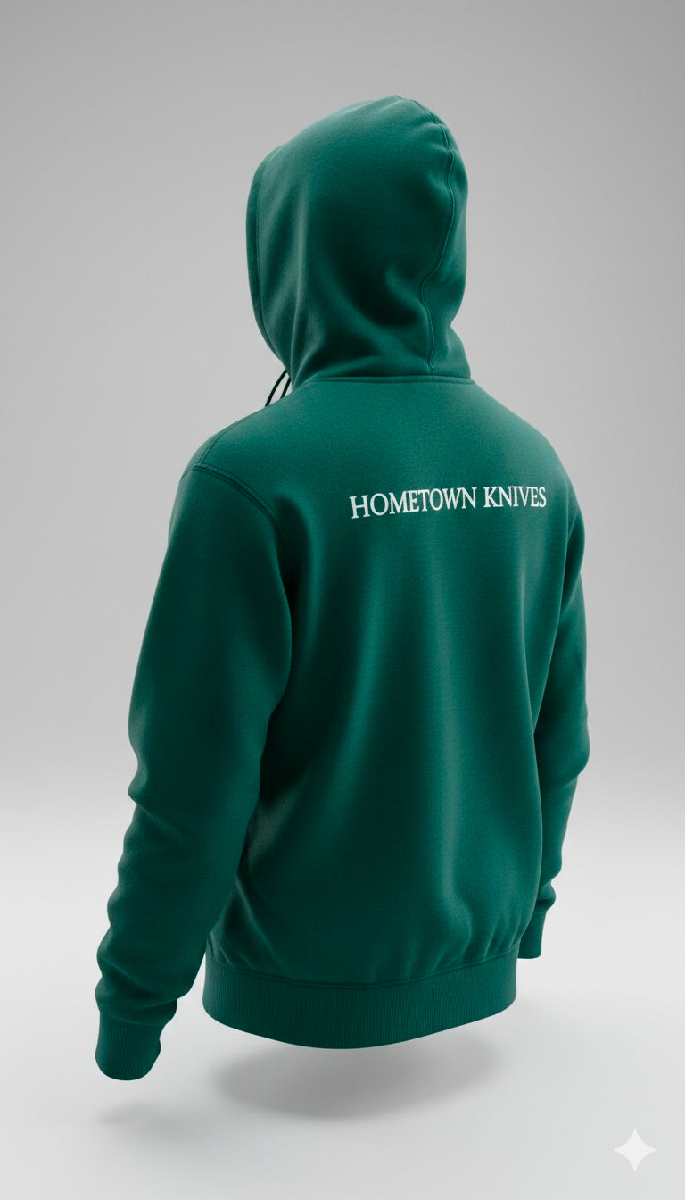 Green HTK Sweatshirt - HomeTown Knives