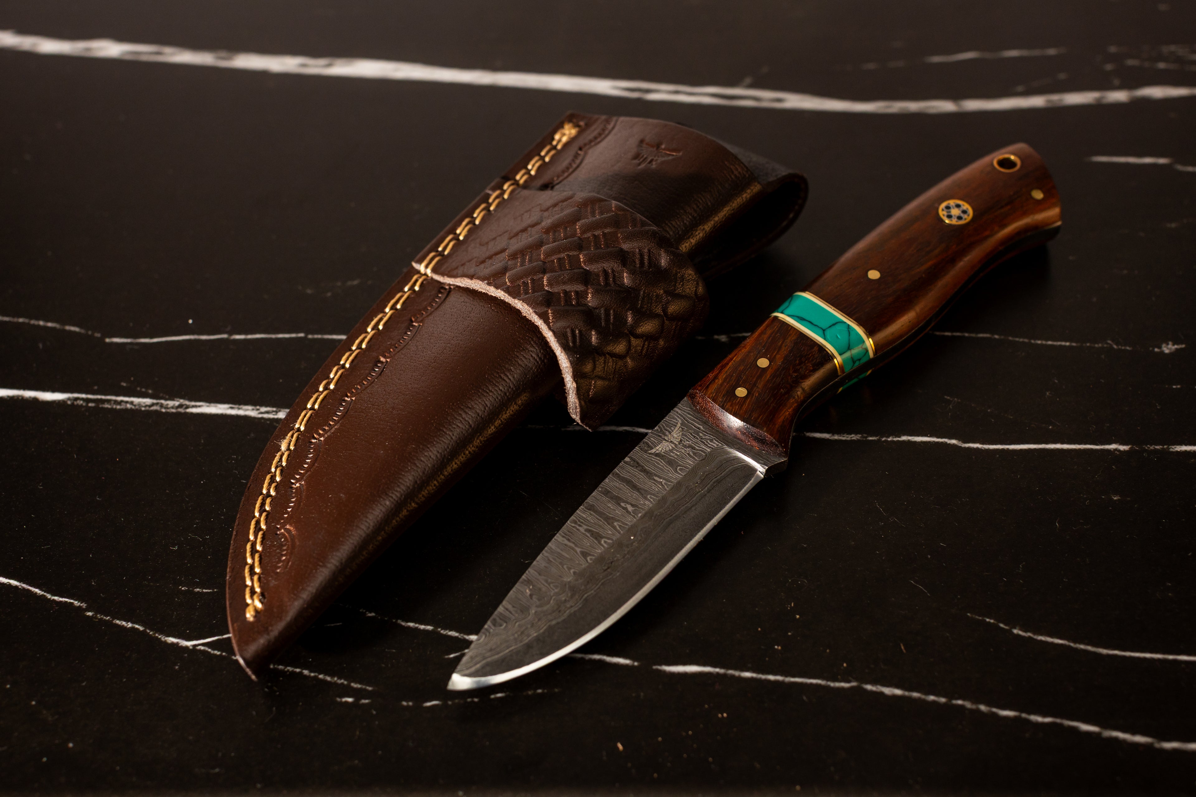 HTK7 - LSNG4 - Rose Wood Drop Point