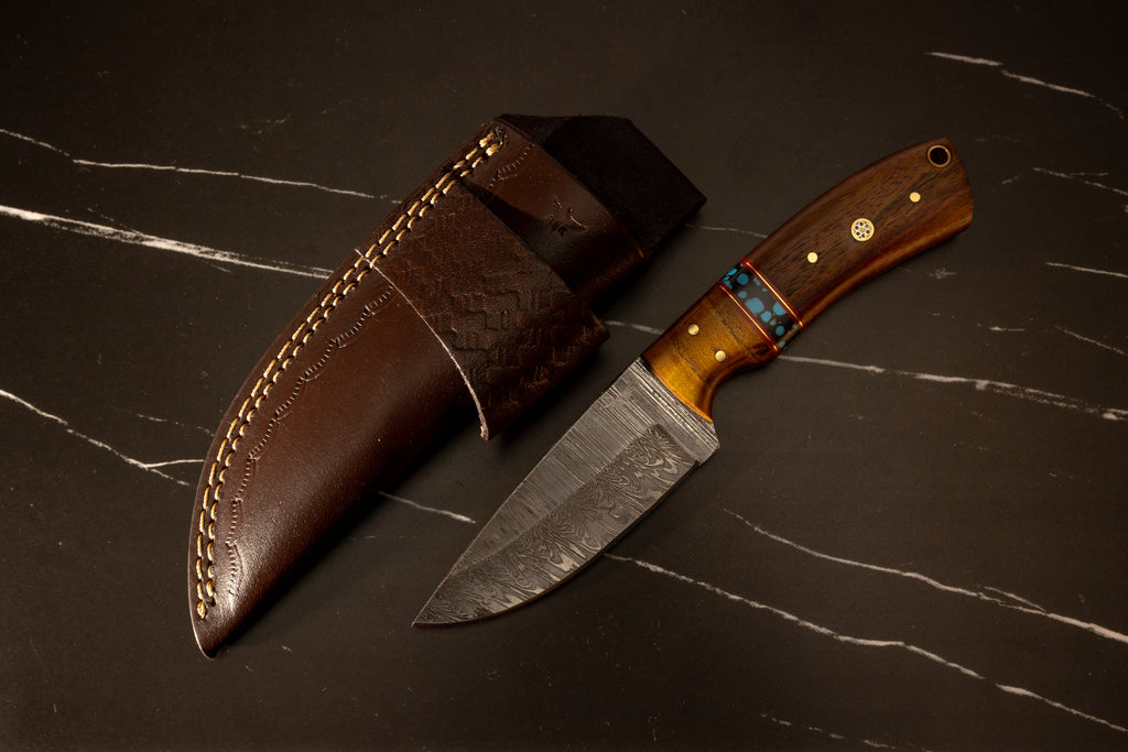 HTK25 - WNT4 - Himalayan Turquoise Drop Point - HomeTown Knives
