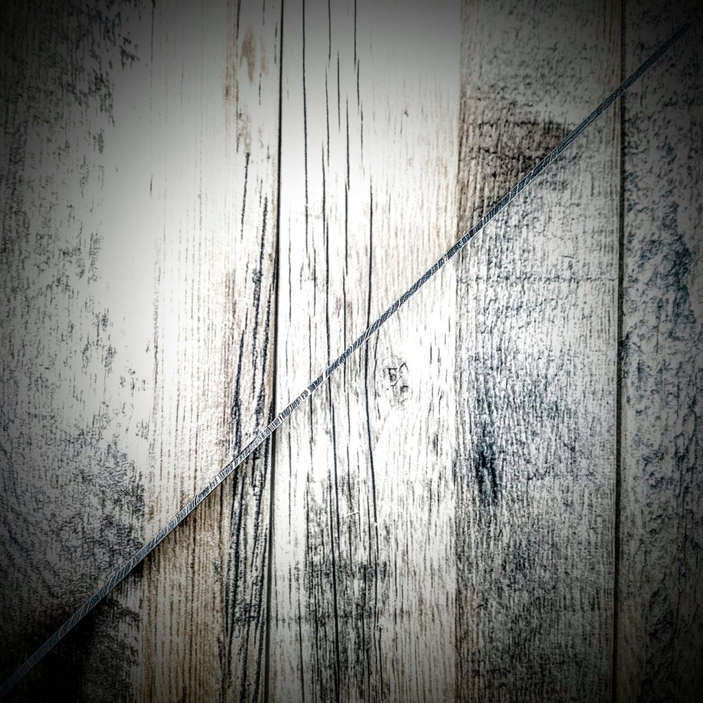 HTS-6 Thin Twist Damascus  Billet / 4" x .11" x 10" / Great quality / Twist Pattern