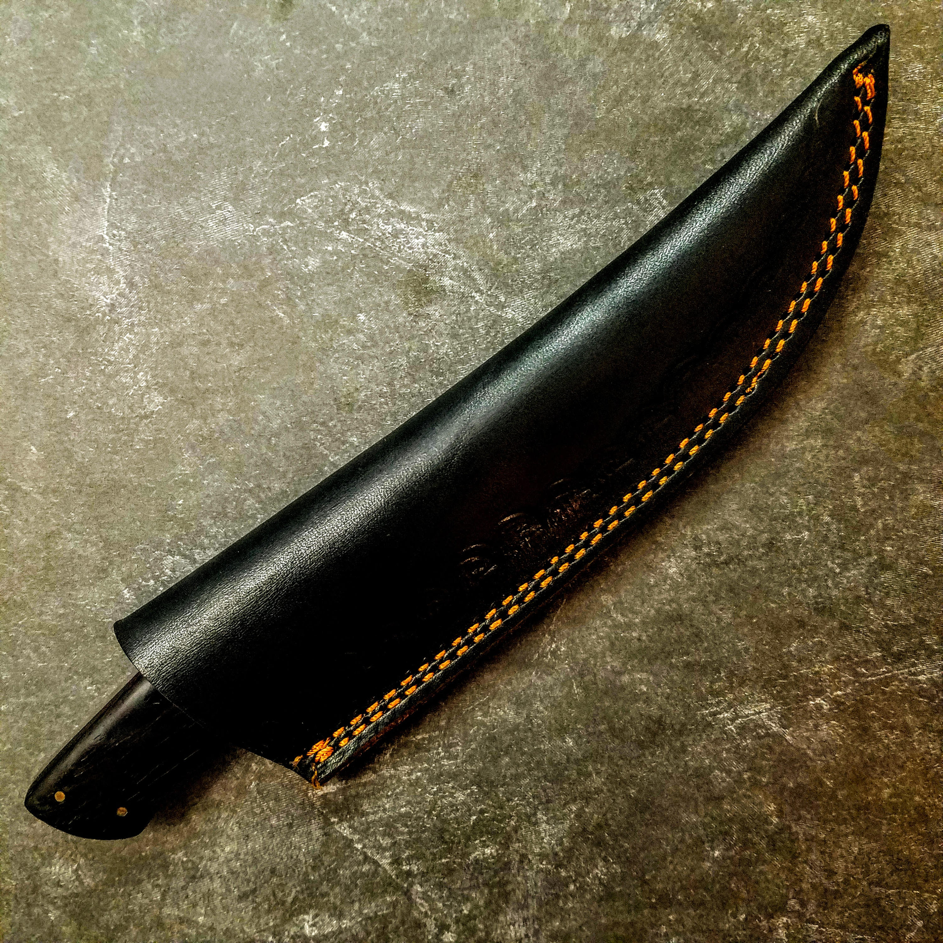 HTS-420 Custom Handmade Damascus Hunter Knife/ Fixed Blade Skinner Knife / Turquoise Stone with Wenge Handle / EXCLUSIVE / HomeTown Knives - HomeTown Knives