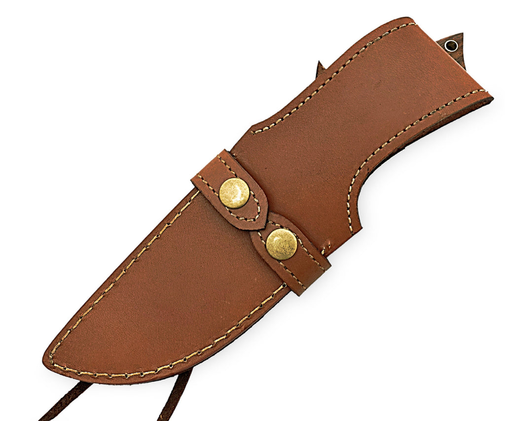 HomeTown Knives | HTS-3W Sweeping Skinner DAMASCUS | Camping | Hunting | Custom HAND Made