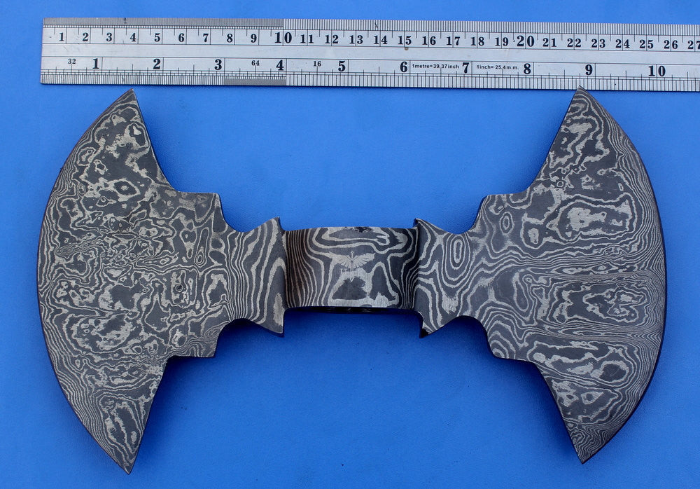 HTK 73 - Damascus Knife custom handmade Axe Head - HomeTown Knives