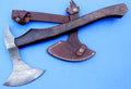 HTK 39 -  Damascus Knife custom handmade War Hammer Axe - Beaf Chopper/ Functional / Camp ready - HomeTown Knives