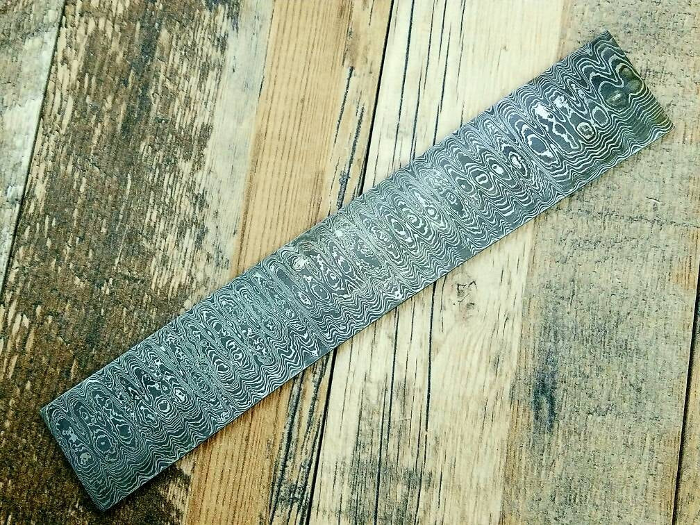 HTN Ladder Sanmai Damascus Custom Billet / 2" x .11" x 10"